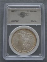 1882 Morgan AGS MS-64 Silver $1 Dollar