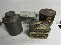 Prince of Wales & Benefical Tobacco Tins