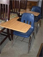 Pair of School Desk Chairs