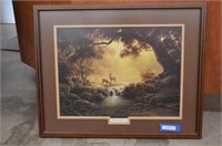 Signed Wyndberg "Woodland Reflection" Wall Art