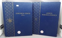 (2) Lincoln cent books containing complete set of
