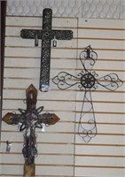 Three Wall Crosses