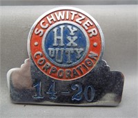 Schwitzer Corp. employee No. 14-20. Manufacture
