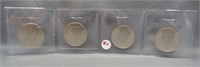 (4) Proof Kennedy half dollars: 1992-S, 1993-S,