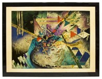 ROBERT KOSTUCK, ABSTRACT PRINT, "MIXED EMOTIONS"