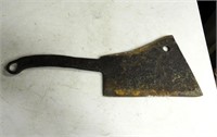 Antique Forged Butcher Knife, 14" L