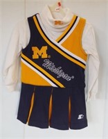 New never used toddler U of M two piece