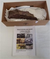 5 Million year old Mastodon bone leg. Measures