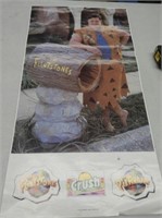 Crush / Flintstones Advertising Poster, 14.5" x 27