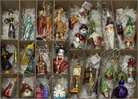 HUGE COLLECTION RADKO & OTHER CHRISTMAS ORNAMENTS