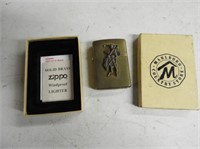 Solid Brass Zippo Lighter in Original Box