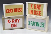 (4) ELECTRICAL X-RAY SIGNS, C. 1950'S