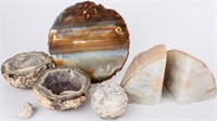 Great Lot of Geodes and Rock Decor