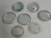 7 Very Old Sealer Jar Lids
