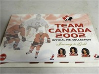 Official 2002 Team Canada Pin Collection