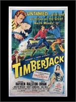 Original 1955 Timberjack Movie Poster