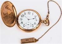 Jewelry Antique 1909 Burlington Pocket Watch