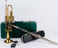 Vincent Bach Bundy Trumpet & Sky USA Flute