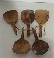5 Butter Paddles