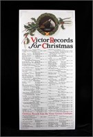 Original RCA Victor Christmas Record Poster 1916