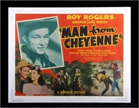 Original Man From Cheyenne Movie Poster Roy Rogers