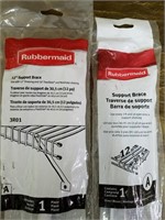 Rubbermaid 12 Inch Support Braces