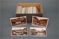 Over 380 postcards: Red cross nurses, landscape...