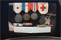 8 medals: French, mostly World War I.