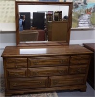 American Drew Dresser with Mirror(Matches lot 5a)