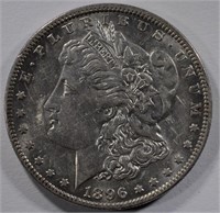 1896-O MORGAN DOLLAR AU/UNC