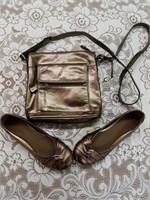 Leather Handbag and Matching Shoes