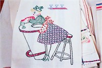 Great Group of Tea Towels