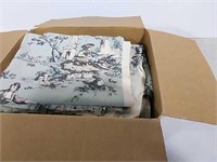 Vintage Linen Fabric & Draperies