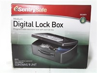 Sentry Safe Digital Lock Box. Opened box and