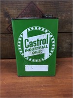 Castrol industrial 1 gallon oil  tin