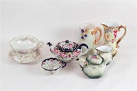 Group of Hand Painted Dishes
