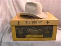 Size 71/8 American Hat Co. Hat in Box