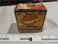 Box of Peters 20 Ga. Shells