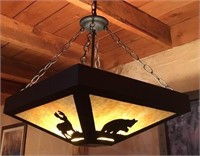 Black decorative animal design lamp #3