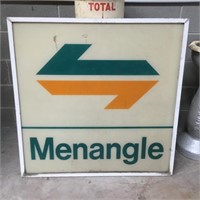 Menangle train station light box approx 95 x 95cm