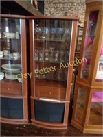 Wood & Glass Display Cabinet - Lighted