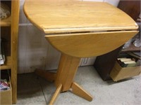Small Round Drop Leaf Table