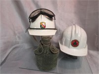 Forestry Fire Protection Hard Hats-Gogles, Canteen