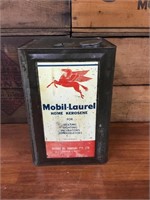 Mobil Laurel Kerosine 4 gallon tin