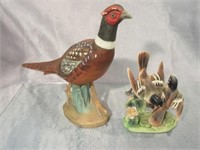 Ceramic Pheasant & Robins