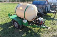 2 WHEEL TRAILER C/Q 200 GAL. TANK & 5.5 HONDA PUMP