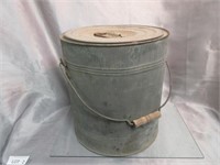 Insulated Galvanized Pail -Vintage