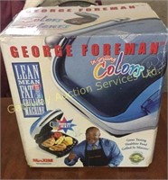 George Foreman
Lean mean fat reduction Grilling