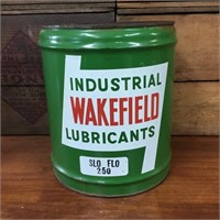 Industrial Wakefield lubricant drum