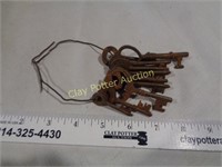 Collection of 12 Skeleton Keys